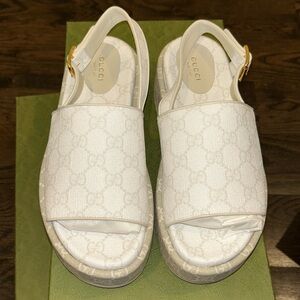 Authentic Gucci Platform Sandals.